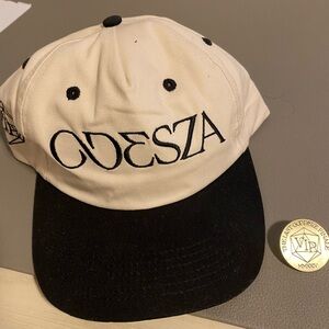 ODESZA VIP Black and White Cap with Pin!